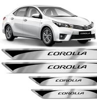 Jogo De Soleira Resinada Toyota Corolla 2011 A 2018 Escovado Jogo De Soleira Resinada Toyota Corolla 2011 A 2018 Escovado
