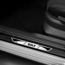 Jogo De Soleira Resinada Vw Golf 1997 A 2018 Prata Escovado Jogo De Soleira Resinada Vw Golf 1997 A 2018 Prata Escovado