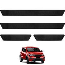 Jogo de Soleira Universal Texturizado 4 Peças Preto Jogo de Soleira Universal Texturizado 4 Peças Preto