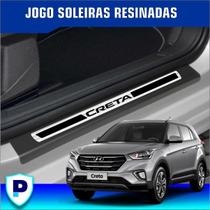 Jogo de Soleiras Resinadas Hyundai Creta Kit Jogo de Soleiras Resinadas Hyundai Creta Kit