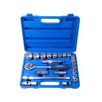Jogo De Soquete 1/2 10 A 32 Mm Estriado Curto 22 Peças Na Maleta R010230 Riosultools