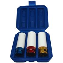 Jogo de Soquete 1/2 17 A 21 Mm Sextavado Longo Impacto Jogo de Soquete 1/2 17 A 21 Mm Sextavado Longo Impacto