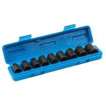 Jogo de soquete 1/2 impacto curto 9 pcs waft