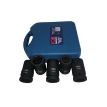 Jogo de Soquete 1" 24 A 33 Mm Sextavado Longo Impacto 5