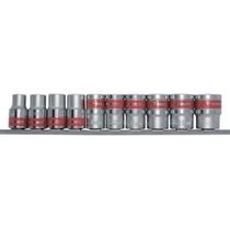 Jogo De Soquete 1/4 04 A 13 Mm Sextavado Curto 10 Peças 135599 Mtx
