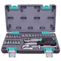 Jogo de Soquete 1/4" 4 A 13mm 29 peças 1410055 Stels