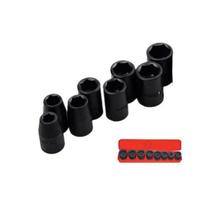 Jogo de soquete de impacto de encaixe IS6003 3/4 polegada 26 a 38MM com 8 peças