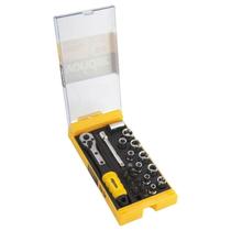 Jogo de Soquete e Ponteiras 1/4" 25 peças Vonder