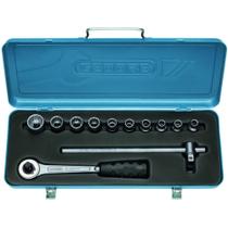 Jogo de Soquete Estriado 1/2" - 10 a 22mm Gedore 12 peças - 015553