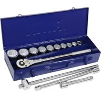 Jogo de Soquete Estriado Encaixe 3/4" 22-50mm 14 Peças Irwin 1884960 Jogo de Soquete Estriado Encaixe 3/4" 22-50mm 14 Peças Irwin 1884960