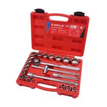 Jogo de Soquete Estriado Encaixe de 1/2" com 23 Peças 110023 - Mayle Jogo de Soquete Estriado Encaixe de 1/2" com 23 Peças 110023 - Mayle