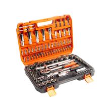 Jogo De Soquete P Mecânico Aço Crv 108 Pc Catraca Reversível