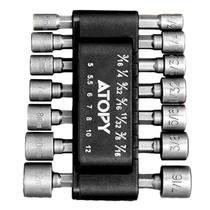 Jogo de Soquete Para Parafusadeira 14 pçs ATOPY