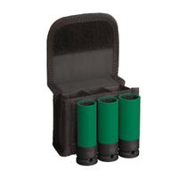 Jogo de Soquete PRO Impact Socket Set 1/2" ExtraLongo 3pçs