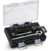 Jogo de Soquete Sextavado 1/4" - 4 a 13mm Belzer 25 peças 234410IBJ Jogo de Soquete Sextavado 1/4" - 4 a 13mm Belzer 25 peças 234410IBJ