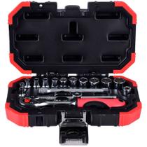 Jogo de Soquete Sextavado 1/4" Gedore Red 16 Peças 3300050 Jogo de Soquete Sextavado 1/4" Gedore Red 16 Peças 3300050