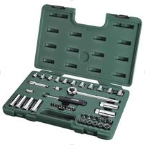 Jogo de Soquete Sextavado 1/4Pol. com 44 Peças ST09527 Sata Jogo de Soquete Sextavado 1/4Pol. com 44 Peças ST09527 Sata
