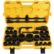 Jogo de soquete sextavado 21 a 55 mm encaixe 3/4" com 26 peças - BOM-3910