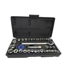 Jogo de Soquete Sextavado 40 Peças 1/4 3/8 - 5415 - TITANIUM Jogo de Soquete Sextavado 40 Peças 1/4 3/8 - 5415 - TITANIUM