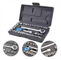 Jogo de Soquete Sextavado com 40 PEÇAS Jogo de Soquete Sextavado com 40 PEÇAS