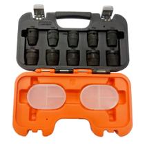 Jogo de Soquete Sextavado de Impacto 1/2" 10 a 19mm Bahco 10 Peças D/S10
