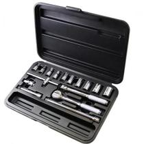 Jogo De Soquete Sextavado Encaixe De 1/4 - 04 A 13 - 18 Peças - 86-117 - Stanley