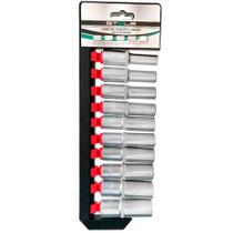 Jogo de Soquete Sextavado Longo 1/2 Pol 10 Peças - Stels