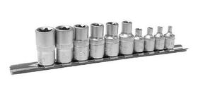 Jogo De Soquete Tork Femea Corneta 10pçs 1/2 3/8 3323411 Jogo De Soquete Tork Femea Corneta 10pçs 1/2 3/8 3323411