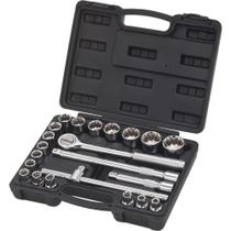 Jogo de Soquetes 1/2" 22 Peças Stanley STMT81242-840 Jogo de Soquetes 1/2" 22 Peças Stanley STMT81242-840