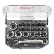 Jogo de Soquetes 1/4" Sextavados de 6 à 13mm com 23 Peças - Gedore Red 3300026 Jogo de Soquetes 1/4" Sextavados de 6 à 13mm com 23 Peças - Gedore Red 3300026