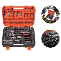 Jogo De Soquetes 108 Peças Profissional Nakasaki Com Maleta Jogo De Soquetes 108 Peças Profissional Nakasaki Com Maleta