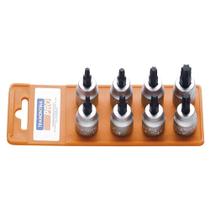 Jogo de Soquetes 3/8'' Ponta Trafix T-15 a T-45 8 peças 44813/508 Tramontina PRO