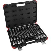 Jogo de Soquetes Allen, Encaixe 1/2", 5 mm a 19 mm, R68003030 Gedore RED OstenVonder Jogo de Soquetes Allen, Encaixe 1/2", 5 mm a 19 mm, R68003030 Gedore RED OstenVonder