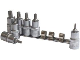 Jogo de Soquetes Bits Torx 1/2” Corneta - 3322207 7 Peças