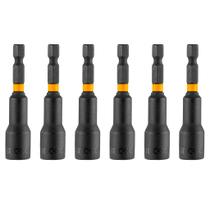 Jogo de soquetes canhão magnéticos com 6 peças INGCO