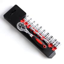 Jogo de Soquetes com 12 Peças em Cromo Vanádio RTTOOL