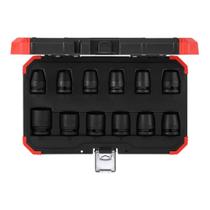 Jogo de Soquetes de Impacto 1/2" de 10mm à 24mm com 12 Peças - Gedore Red 3300574