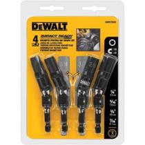 Jogo de Soquetes de Impacto DEWALT DWPVTDRV - Pivotantes 1/4"-7/16"