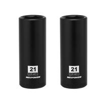 Jogo de Soquetes de Impacto MIXPOWER 21 mm 6 Pontas CR-MO, 2 Peças Jogo de Soquetes de Impacto MIXPOWER 21 mm 6 Pontas CR-MO, 2 Peças