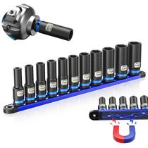 Jogo de Soquetes de Impacto Seesii 1/2" Encaixe 11 peças Métrico 10-24mm Jogo de Soquetes de Impacto Seesii 1/2" Encaixe 11 peças Métrico 10-24mm