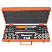 Jogo de Soquetes e Acessórios 1/2'' Com 43 Peças (44833/443) - Tramontina Pro