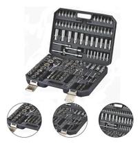 Jogo de Soquetes e Bits com Chave 173 Peças 05617 Titanium