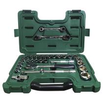 Jogo de Soquetes e Chave Catraca 1/2" 33Pç SATA ST09099 Jogo de Soquetes e Chave Catraca 1/2" 33Pç SATA ST09099