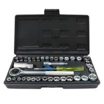 Jogo de Soquetes Encaixe 1/4" e 3/8" - BOM-3906 BOMVINK