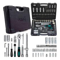 Jogo de soquetes, encaixe 1/4 pol. e 1/2 pol., 94 pcs//stels