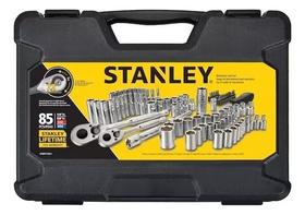 Jogo De Soquetes Encaixe Mm E Pol - 85 Peças - Stanley
