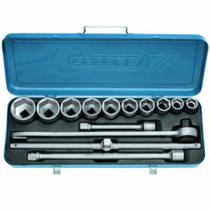 Jogo de Soquetes Estriado 3/4" - 7/8" a 2" Gedore 14 peças - 017202