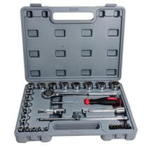 Jogo de Soquetes Estriados 1/2'' Com 31 Peças (405,0001) - Noll Jogo de Soquetes Estriados 1/2'' Com 31 Peças (405,0001) - Noll
