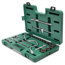 Jogo De Soquetes Estriados 22 Peças 1/2 Pol. St09088Sj Sata Jogo De Soquetes Estriados 22 Peças 1/2 Pol. St09088Sj Sata