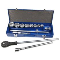 Jogo de soquetes estriados 3/4pol 14 pcs riosul bovenau Jogo de soquetes estriados 3/4pol 14 pcs riosul bovenau